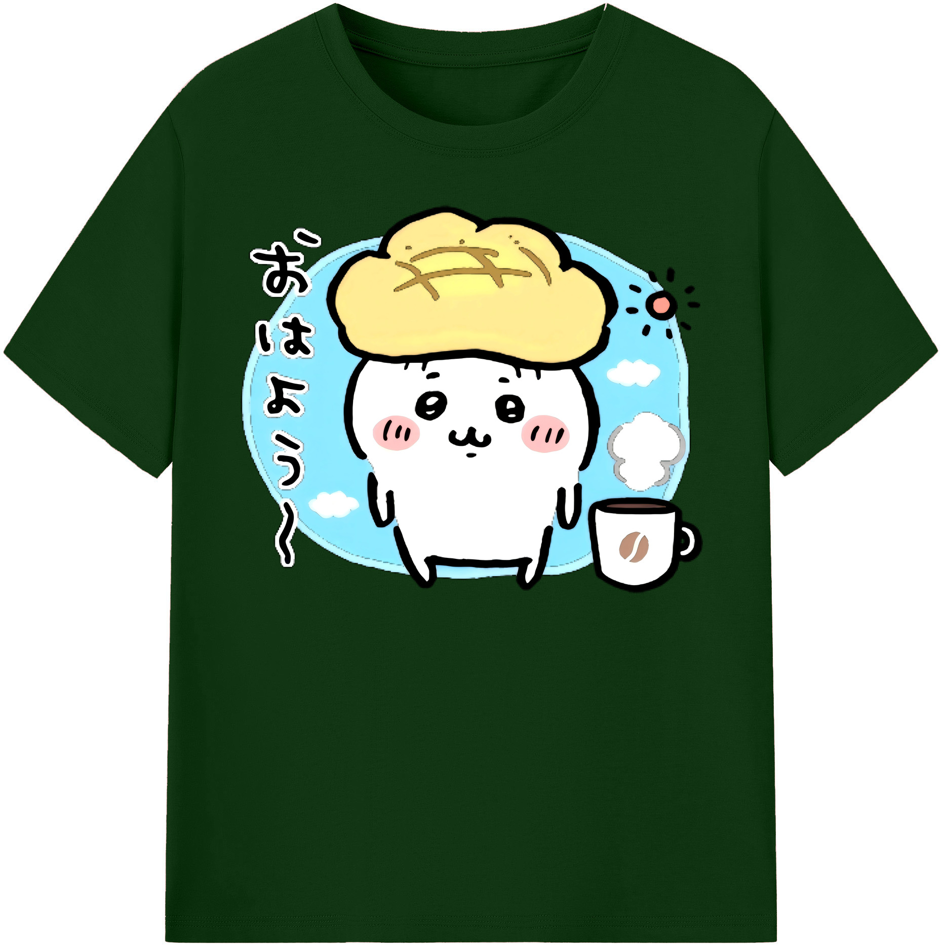 （画像用） ちいかわ ちいかわ Chii-kawa chiikawa 綿100％半袖Tシャツ（フロントプリント）
